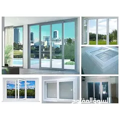  15 Window Door Aluminum Glass work