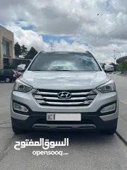  1 هونـــــداي سـنـتـافـي  وارد الوكــالـة الأردنـيـة  موديل 2013 V6   دفع رباعي