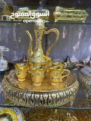  2 طقم زمزميات نحاس مينا
