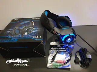  9 Beexcellent _pro Gaming Headset محيطية