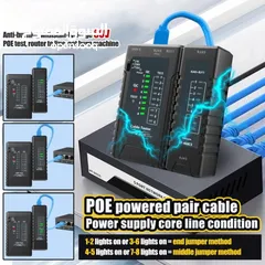  4 HAING HI-1468 Network Cable Tester جهاز اختبار الكايبل