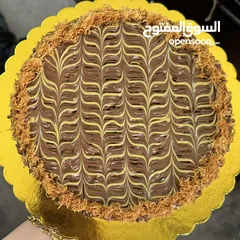  15 كيكة الكوكيز المحشية بحشوة الشوكلاتة بحجم 22سم تكفي ل6-8 اشخاص