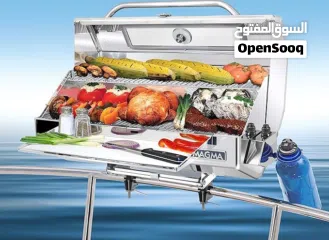  1 Magma Monterey II Classic Gourmet Gas Grill, A10-1225-2 – Portable Stainless Steel Marine BBQ Grill