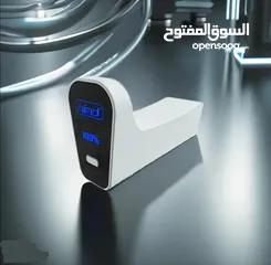  4 بـاور بـانك يـد بـلاستيشن 5 رفـيع. Type c لون ابيض مع شاشة ديجيتال