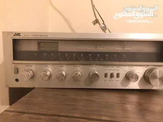  1 امبيفير رسيفر مع راديو JVC  اصلي ياباني 150 واط فعلي صوت صافي