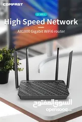  4 راوتر comfast ومقوي اشارة wifi6 بخاصية mesh