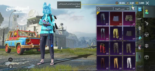  5 حساب ببجي مستوى 69  سعر حرق