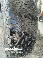 10 جنط 17 مع كوشوك وسبيرات أمريكي خشن