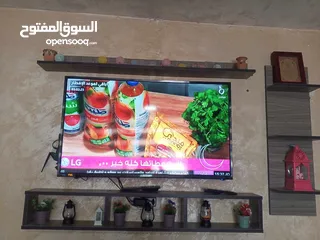  18 رف شاشة التلفزيون خشب لامنيت مميز