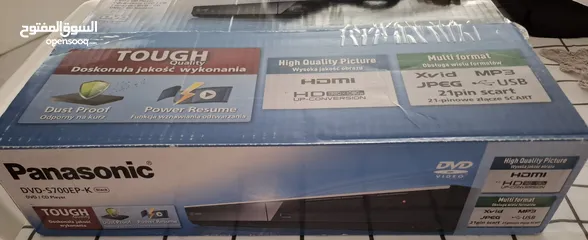  7 باناسونيك دي في دي جديد بالكرتونة Panasonic S700EP-K DVD/CD Full HD