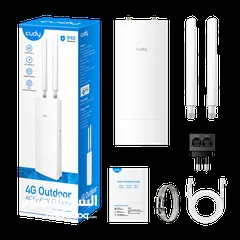  2 Indoor/Outdoor 4G Cat 6 AC1200 Wi-Fi Router LT700 Outdoor 1.0 راوتر كودي خارجي وداخل 1200 مع مدخل خط