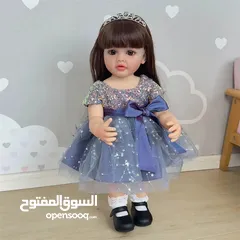  3 دمى سيليكون أطفال بمقاس 60cm ‏ baby doll silicone