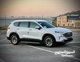  7 هونداي سنتفيه-2022 هايبرد فل الفل بدون فتحة  2x4 ///240Hp بنزين + كهرباء  ( Haybrid)