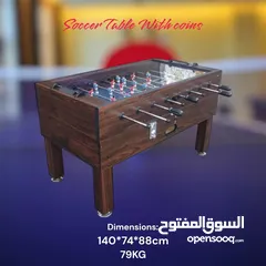  10 طاولات بلياردو وهوكي وتنس وبيبي فوت للمزارع والشاليهات