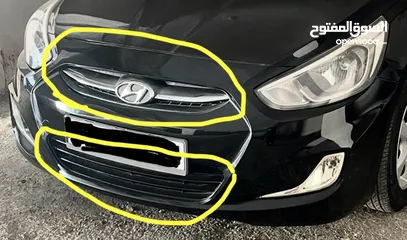  4 قطع شل هنداي اكسنت 2016