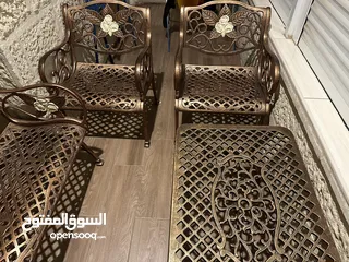  2 طقم حدائق/بلكونات فاخر - 4 قطع