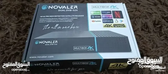  2 جهاز الانجماء 2 والاندرويد novalermultibox hd 4k