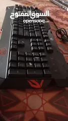  5 meetion gaming mouse and keyboard and a mouse pad. ماوس و كيبورد جيمينج و ماوس باد