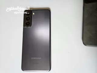  2 Samsung S21 5G Snapdragon 888 سامسونج    S21 5G بحالة الجديد ولا خدش
