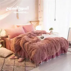 7 شرشف تخت مجوّز فرو – نعومة وفخامة بدفء ولا أروع! الشتاء عالابواب ولازمنا ألوان حلوة ودافئة