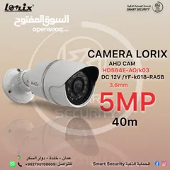  1 كاميرا CAMERA LORIX 5MP  DC 12V /YF-k618-RA5B HD564E-AO/k03