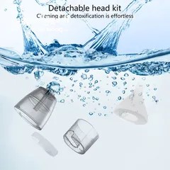  7 جهاز شفط و تنظيف الأنف و الاذن الكهربائي شفاط سوائل منظف انف و اذن يعمل بالشحن شاشه ديجيتال 5 سرعات