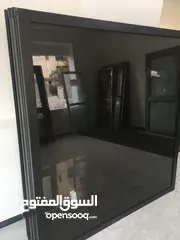  10 واجهات المنيوم بحال الوكاااله لون اسود زجاج عسلي مع كامل اغراضهم عدد  5