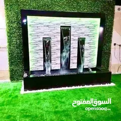  4 بناء برك سباحة والبيوت الريفية وشلالات والاسوار تشيك الأراضي وبناء الشاليهات تنسيق الحدائق شلالات