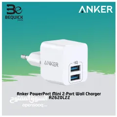  1 anker power port mini 2-port wall charger a2629l22 /// افضل سعر بالمملكة