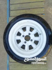  6 جنط وتنابي 14 مشفف 4 براغي بعيد