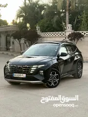  2 توسان هايبرد (  hybrid plug-in N-Line )  اوتوماتيك فل مواصفات بانوراما 4*4  بمشي 65 ك عالشحنه