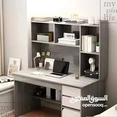  5 مكتب دارسي أنيق وعملي تصميم ذكي  ليوفر مساحة كبيرة مناسب المدارس والجامعات اللابتوب والكمبيوتر .
