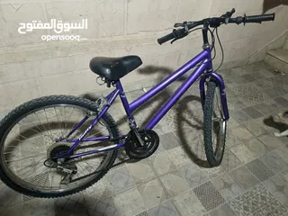  1 دراجه هوائيه ماركة Huffy العالمية 24 انش جبلي غيارات شغالة تمام بسعر مغري