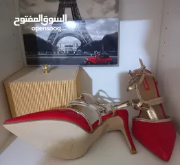  26 قفازات gloves جلد براند مسيمودوتي جديد دولتشي وشانيل وشواروفسكي وجيس