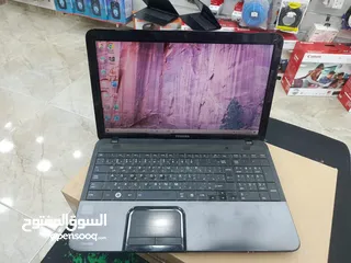  6 لابتوب Toshiba    ممتاز لجميع الاعمال المكتبيه والتوجيهي والتصفح والدراسه