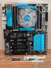  1 Asrock X99 Motherboard + Intel Xeon E5-2699 + Micron 128gb DDR4 RAM