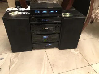  3 ستيريو فيكتور ياباني اصلي شغال كامل