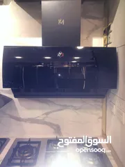  22 شفاطات مطبخ شفاط الشبح الذكي الأنيق الحديث سيكوريت أسود يعمل بالإشارة أو متحدث حرق سعر (90)د فقط