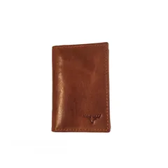  4 Charlie Bi-Fold Leather Wallet and Card Holder - Slim Fit Pocket Size