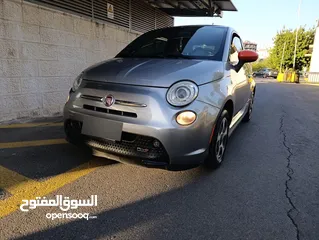  1 فيات كهربائيه بالكامل 2017 كرت ابيض و لا ملاحظه مالك واحد