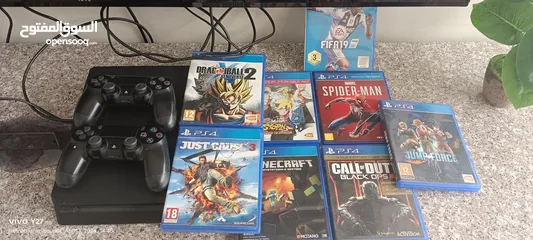  2 PS4 with games console