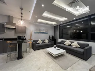  4 Salmiya - Sea View Furnished 1 BR Apartment