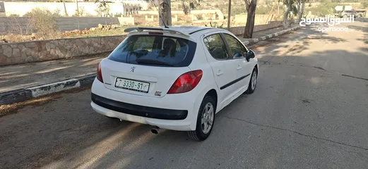  6 بيجو 207موديل 2009_اتومتيك _ماتور 1600-بنزين اصل برايفت _فحص الف صلاة النبي نظيفة من الاخر