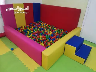  3 بركة طابات مترين في مترين مع 2000 طابة