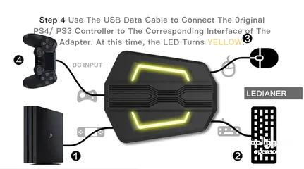  6 قطعه KEYBOARD MOUSE ADAPTER