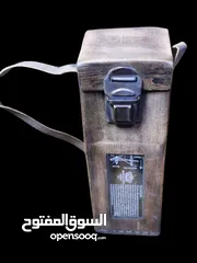  2 منظار نحاس بحري حجم كبير مع حقيبته الجلديه