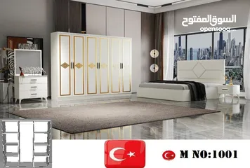  6 TURKEY BEDROOM SET WITH MATTRES 7 PCS غرف نوم ترکی مع دوشج ۷ قطع