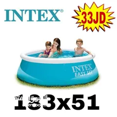  10 اكبر تشكيلة من برك السباحة INTEX SWIMMING POOL واكسسواراتها وباسعار وعروض مميزة