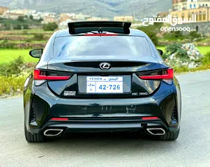  3 لكزس 2021 RC 350 F-sport الوحيده في اليمن