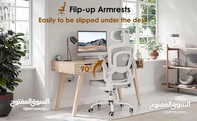  4 بدك كرسي مريح لشركة والموظفين عملي وطبي للساعات الطويلة كراسي شبك كرسي طبي مواصفات عالية ergonomic